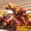 Setas Enoki con salsa sukiyaki