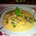 Langostinos a la Crema