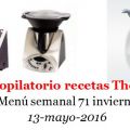Menú semanal 71  con thermomix