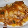 Calamares  en  Salsa de Tomate, Ajo y Perejil