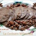 Lomo de cerdo con castañas