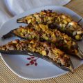 Plátanos machos rellenos