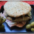 Triple Sándwich Thins de lacón, queso y buque[...]