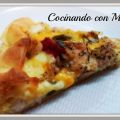 Quiché de Pollo al Curry con Queso