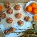 Magdalenas de vino dulce y naranja
