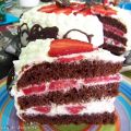 Tarta de Chocolate, Fresas y Mascarpone