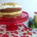 TARTA DE CALABACÍN CON CURD DE LIMA
