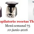 Menú semanal 75  con thermomix