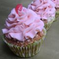 Cupcakes con mermelada de fresa