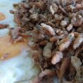 CAMARONES FRESCOS CON HUEVOS DE CORRAL