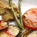Parrillada de verduras con vinagreta