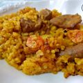ARROZ DE MAR Y MONTAÑA (CARNE Y PESCADO)/ 