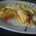 HUEVOS ESCALFADOS CON SALSA MORNAY