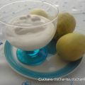 Helado cremoso de limón