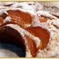 Bizcocho con membrillo en almíbar