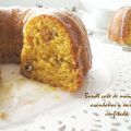 Bundt cake de mandarinas y arándanos rojos.