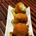 Croquetas de alcachofas e ibérico
