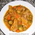 Receta de Costillas de cerdo a la jardinera
