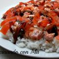 Ensalada Templada de Arroz con Salmón