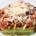 Espaguetis con alcaparras y anchoas