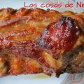 COSTILLAS LACADAS y PATATAS AL HORNO