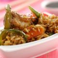 Arroz Sundãri Basmati con pollo y brotes de soja