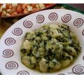 Gnoquis con Salsa Pesto.