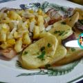Chuletas de cerdo con manzanas