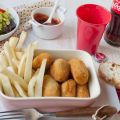 Croquetas de calabaza, rape y salmón