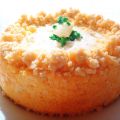TARTA MOUSSE DE QUESO CON MERMELADA DE MELÓN