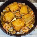 MERLUZA RELLENA DE LANGOSTINOS