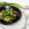 Coliflor con ajos tiernos
