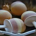 Polos de frutas y yogur