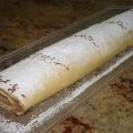Brazo de gitano relleno de nata trufada
