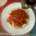 MACARRONES BOLOÑESA AL PEDRO XIMENEZ