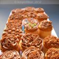Cupcakes de naranja con buttercream de chocolate