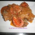 PIES DE CERDO CON GAMBAS