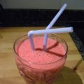 Batido de fresas y leche
