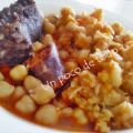 Cocidito de repollo y garbanzos