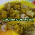 Rape en salsa con gambitas, en Thermomix
