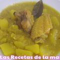 Receta de Guiso de pollo con almendras
