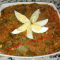 Judías verdes con tomate y huevo cocido con[...]
