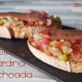 TOSTA DE SARDINA ANCHOADA