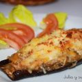 BERENJENAS RELLENAS DE POLLO