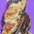 Espiral de hojaldre y chocolate