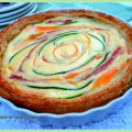 Tarta salada de hojaldre con queso y jamón de[...]