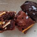 Brownie de chocolate con galletas Pretzel[...]