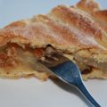 tarta de peras / gedeckter Birnenkuchen