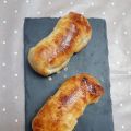 CANUTILLOS DE HOJALDRE CON PLATANO Y MERMELADA