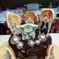 TARTA STAR WARS CON GALLETAS